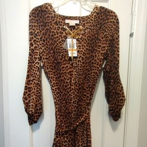 Michael Kors Animal Print Dress PS